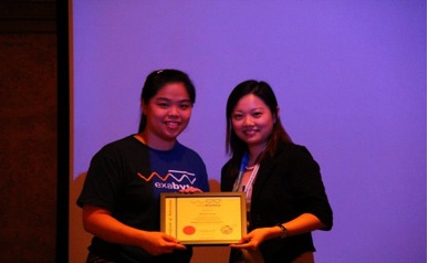 Certificate of Appreciation by Exabytes Network to Ms Sherlyn Chong