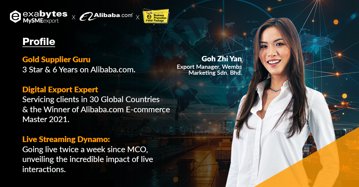 goh zhi yan, export manager, wembs marketing