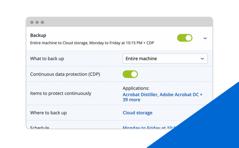 Cloud Backup for Severs | Best Acronis Server Backup Solution