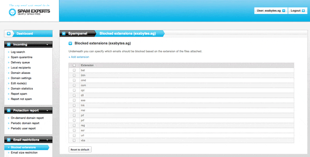 Spamexperts Exabytes My Malaysia